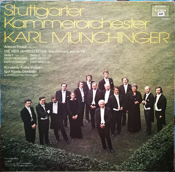 Cover zu Antonio Vivaldi - Stuttgarter Kammerorchester, Karl Münchinger - Die Vier Jahreszeiten | Vinyl | Classical | Germany