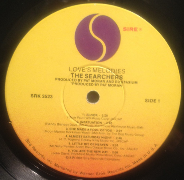 Cover zu The Searchers - Love's Melodies | 1981 | Vinyl | Rock | US