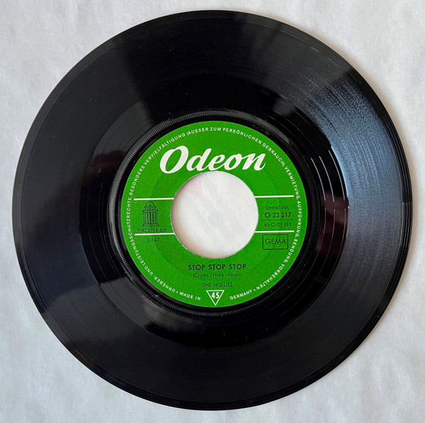 Cover zu The Hollies - Stop Stop Stop / It's You | 1966 | Vinyl | Rock | Germany Schallplatten Ankauf
