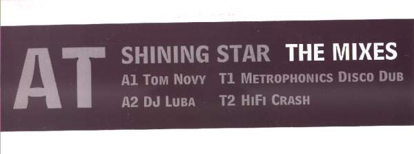 Cover zu AT - Shining Star (The Mixes) | 2001 | Vinyl | Electronic | Germany