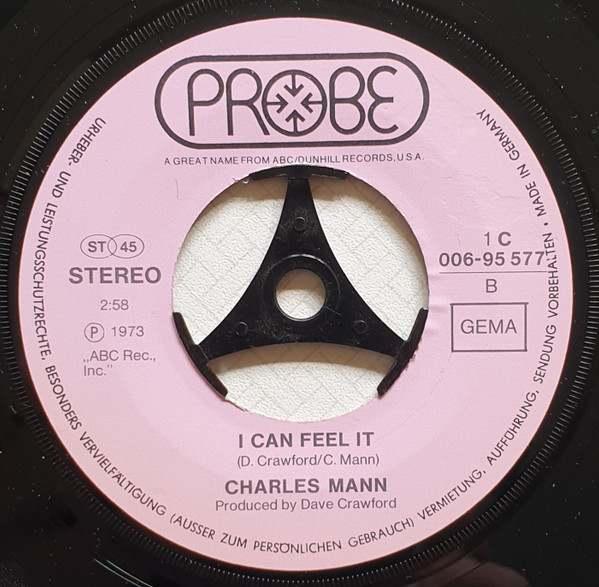 Cover zu Charles Mann - Stop! | 1975 | Vinyl | Funk / Soul, Folk, World, & Country | Germany