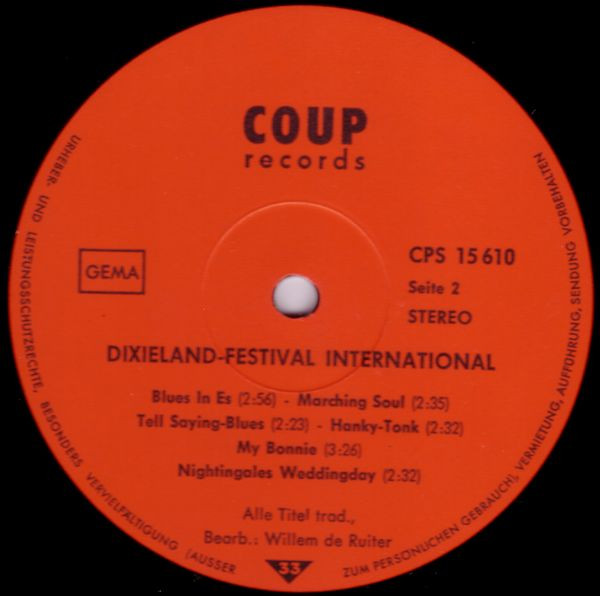 Cover zu Unknown Artist - Dixieland-Festival International | Vinyl | Jazz | Germany Schallplatten Ankauf