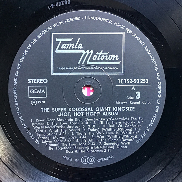 Cover zu Various - Tamla Motown Is Hot, Hot, Hot! (The Super Kolossal Giant Kingsize