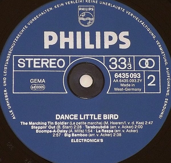 Cover zu De Electronica's - Dance Little Bird | 1981 | Vinyl | Pop | Germany