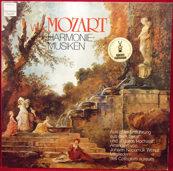Cover zu Wolfgang Amadeus Mozart, Johann Wendt, Mitglieder Des Collegium Aureum - Harmoniemusiken | 1979 | Vinyl | Classical | Germany
