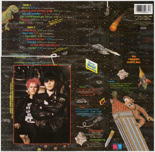 Cover zu Abstürzende Brieftauben - Der Letzte Macht Die Tür Zu | LP, Album Schallplatten Ankauf