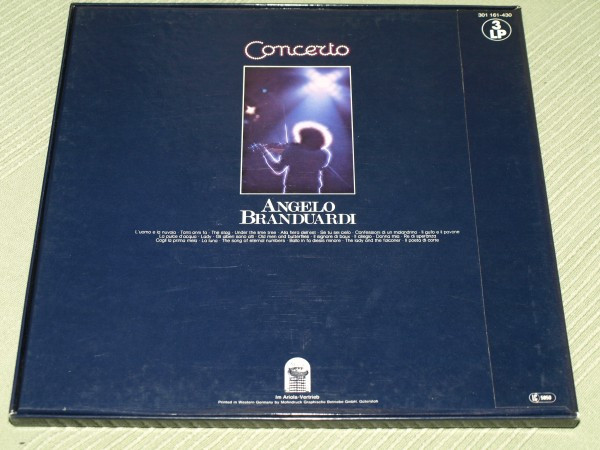 Cover zu Angelo Branduardi - Concerto | 1980 | Vinyl, LP, Stereo, Box Set | Rock, Pop, Folk, World, & Country | Germany Schallplatten Ankauf