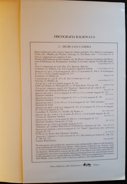 Cover zu Wolfgang Amadeus Mozart, Mainzer Kammerorchester, Günter Kehr - Sinfonie K.16, K.17, K.130, K.162 | 1981 | Vinyl | Classical | Italy