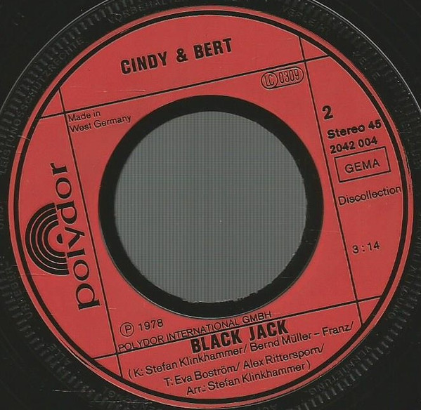 Cover zu Cindy & Bert - Im Fieber Der Nacht | 1978 | Vinyl | Pop | Germany Schallplatten Ankauf