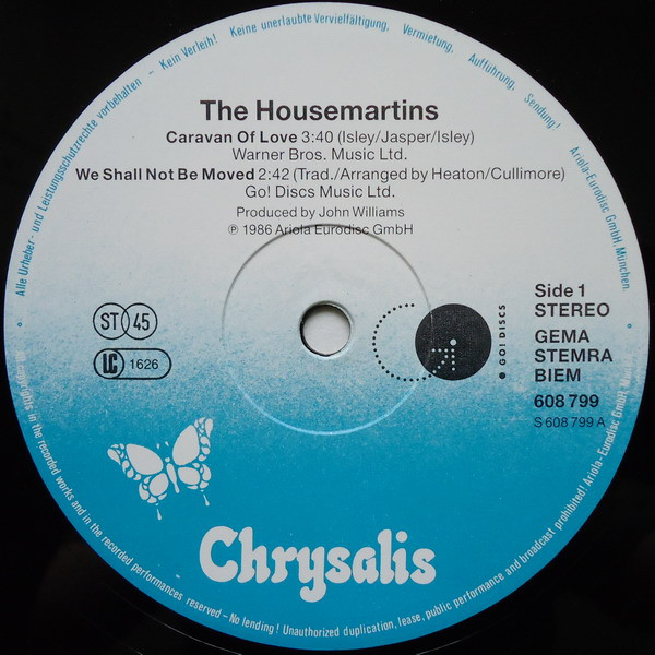 Cover zu The Housemartins - Caravan Of Love | 1986 | 12