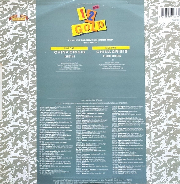 Cover zu China Crisis - Christian / Wishful Thinking | 1989 | Vinyl | Electronic | UK