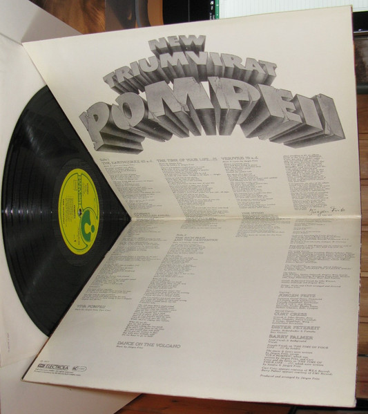 Cover zu Triumvirat - Pompeii | 1977 | LP, Album, Gat | Rock | Germany