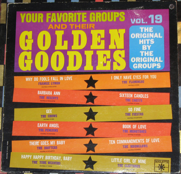 Cover zu Various - Golden Goodies - Vol. 19 | Vinyl | Rock, Funk / Soul, Pop | US Schallplatten Ankauf