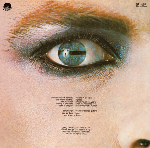 Cover zu Tubeway Army - Replicas | 1979 | LP, Album | Electronic, Rock | Germany Schallplatten Ankauf