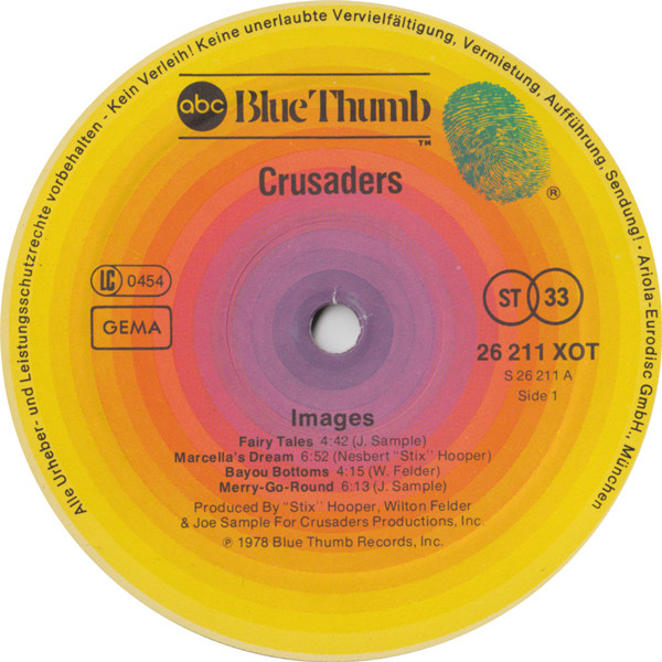 Cover zu The Crusaders - Images | 1978 | Vinyl | Jazz, Funk / Soul | Germany