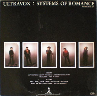 Cover zu Ultravox - Systems Of Romance | LP, Album