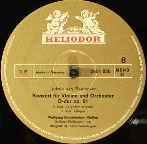 Cover zu Wilhelm Furtwängler, Berliner Philharmoniker - Wilhelm Furtwängler • Berliner Philharmoniker | Vinyl | Non-Music, Classical | Germany