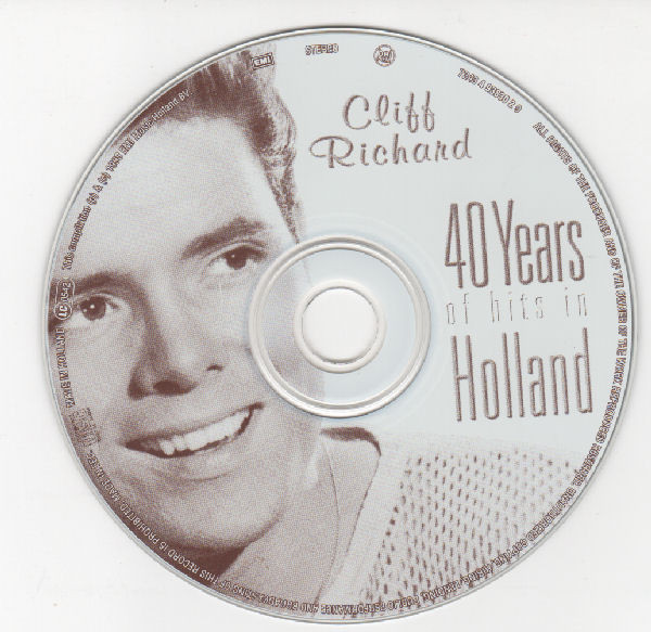 Cover zu Cliff Richard - 40 Years Of Hits In Holland | 1998 | Vinyl | Rock, Pop | Netherlands
