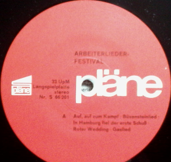 Cover zu Various - ...Hören Sie Mal Rot! Arbeiterlieder-Festival | 1970 | Vinyl | Non-Music, Brass & Military, Folk, World, & Country | Germany