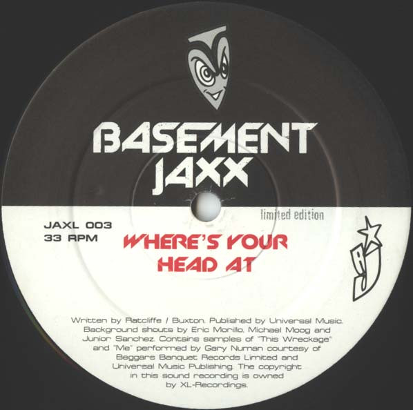 Cover zu Basement Jaxx - Romeo / Where's Your Head At | 2001 | Vinyl | Electronic | UK