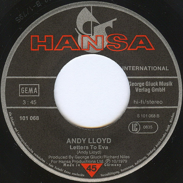 Cover zu Andy Lloyd - Living In America | 1979 | Vinyl | Rock | Germany