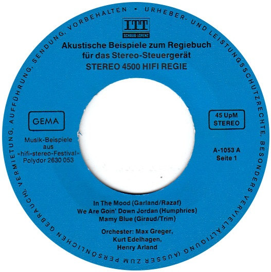 Cover zu Claus H. Reisser & Norbert Scheumann - Regiebuch - Mit Demonstrationsplatte Zum Mischpult Des Gerätes STEREO 4500 HiFi REGIÉ | 1973 | Vinyl | Non-Music | Germany Schallplatten Ankauf