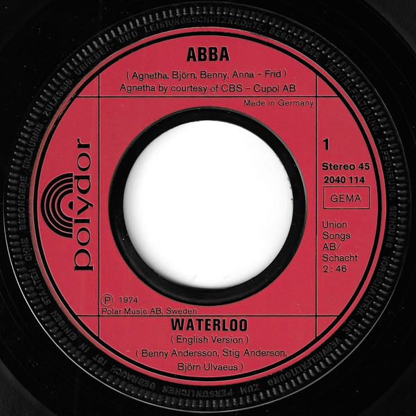 Cover zu ABBA, Björn & Benny, Agnetha & Anni-Frid - Waterloo | 1974 | 7