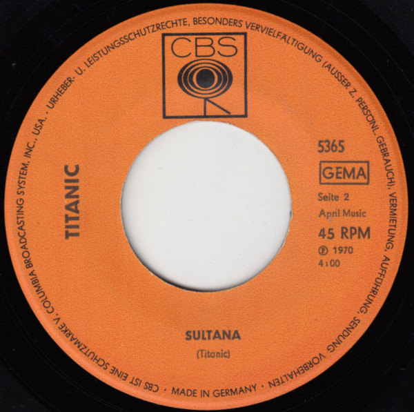 Cover zu Titanic (3) - Sing Fool Sing | 1970 | 7