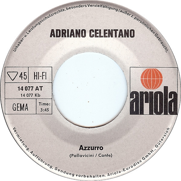 Cover zu Adriano Celentano - La Lotta Dell'Amore | 1968 | Vinyl | Rock | Germany