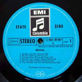 Cover zu The Mamas & The Papas - Revival | 1969 | Vinyl | Rock | Germany Schallplatten Ankauf