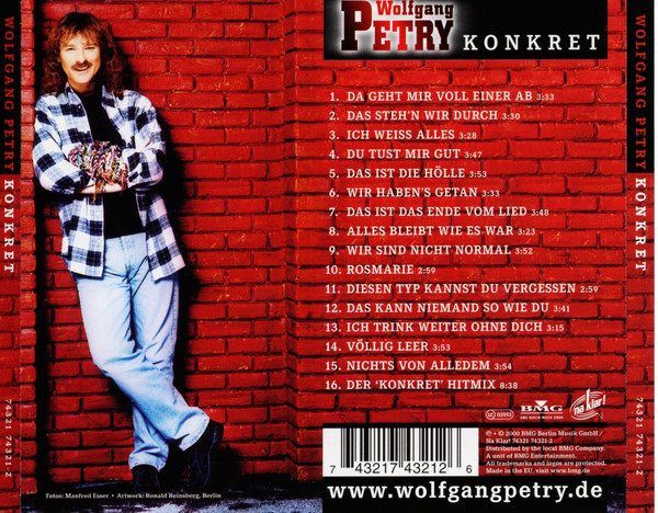Cover zu Wolfgang Petry - Konkret | 2000 | Vinyl | Pop | Germany Schallplatten Ankauf