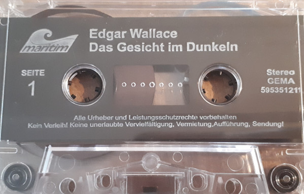 Cover zu Edgar Wallace - Das Gesicht Im Dunkeln | 2004 | Vinyl | Non-Music | Germany