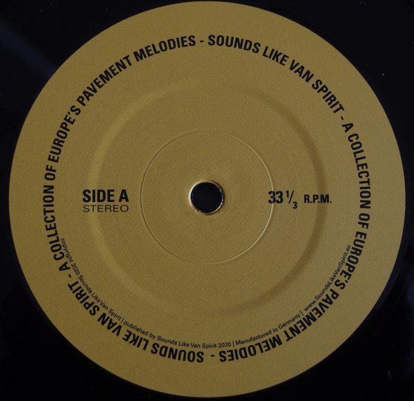 Cover zu Various - Sounds Like Van Spirit - A Collection Of Europe's Pavement Melodies | 2020 | Vinyl | Funk / Soul, Folk, World, & Country | Germany