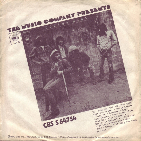 Cover zu Dr. Hook & The Medicine Show - Sylvia's Mother | 1972 | Vinyl | Rock | Germany Schallplatten Ankauf