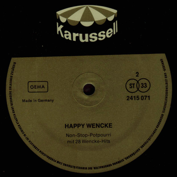 Cover zu Wencke Myhre - Happy Wencke | 1971 | Vinyl | Pop | Germany