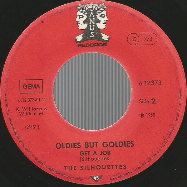 Cover zu The Earls / The Silhouettes - Remember Then / Get A Job | 1978 | Vinyl | Rock, Funk / Soul | Germany