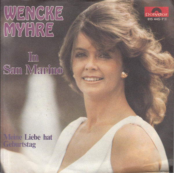 Cover zu Wencke Myhre - In San Marino | 1983 | Vinyl | Pop | Germany Schallplatten Ankauf