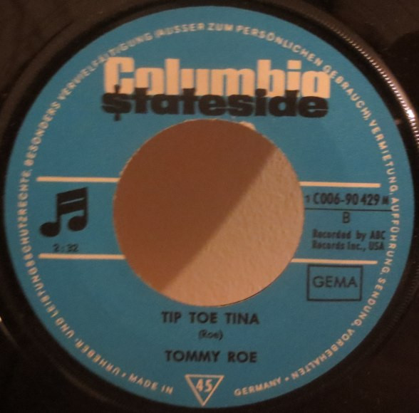Cover zu Tommy Roe - Jack And Jill | 1969 | Vinyl | Rock | Germany