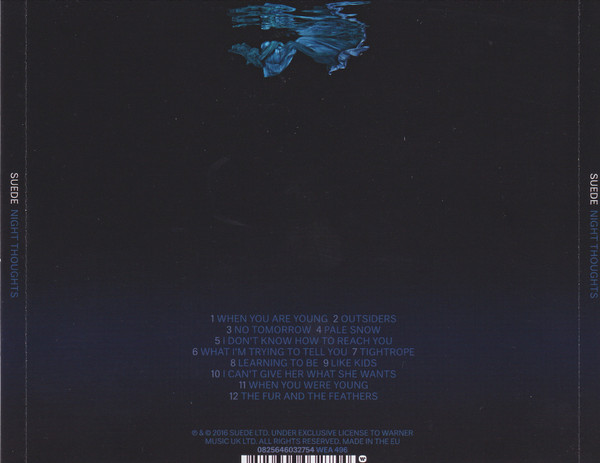 Cover zu Suede - Night Thoughts | CD, Album