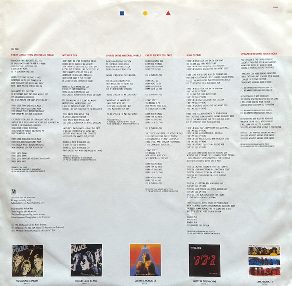 Cover zu The Police - Every Breath You Take (The Singles) | 1986 | LP, Comp | Rock, Pop | Germany