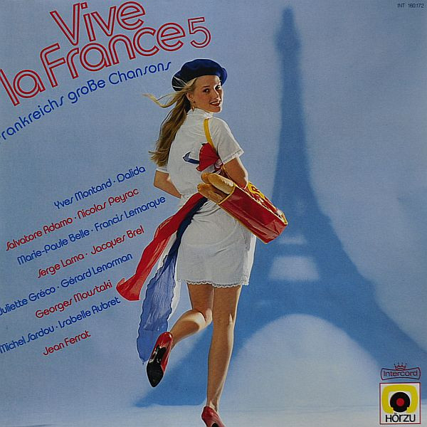 Cover zu Various - Vive La France 5 Frankreichs Große Chansons | 1982 | Vinyl | Pop | Germany