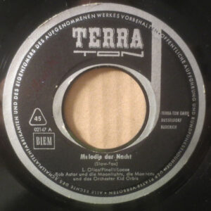 Bild Bob Astor (3) & Die Moonlights, Die Monacos & Das Orchester Kid Orbis, Ralph P. Gordon Und Sein Orchester – Melodie Der Nacht | Flexi-disc, 45 RPM, 7″, Single | Pop | Germany Schallplatten Ankauf