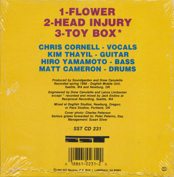 Cover zu Soundgarden - Flower | 1989 | Vinyl | Rock | US