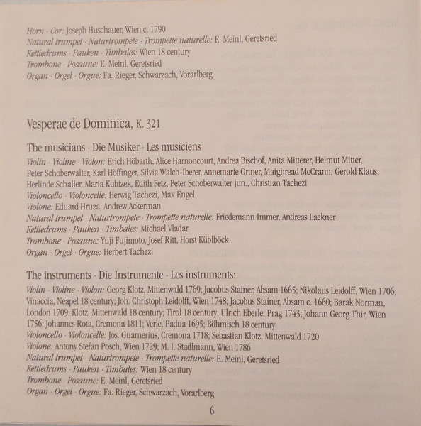 Cover zu Wolfgang Amadeus Mozart, Charlotte Margiono, Barbara Bonney, Elisabeth Von Magnus, Uwe Heilmann, Gilles Cachemaille, Arnold Schoenberg Chor, Concentus Musicus Wien, Nikolaus Harnoncourt - Mo
