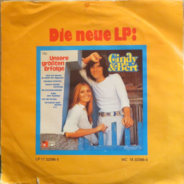 Cover zu Cindy & Bert - Ich Suche Einen Schatz | 1975 | Vinyl | Pop | Germany
