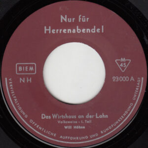 Bild Will Höhne – Das Wirtshaus An Der Lahn | Vinyl, 45 RPM, 7″, Single, Mono | Pop | Germany Schallplatten Ankauf