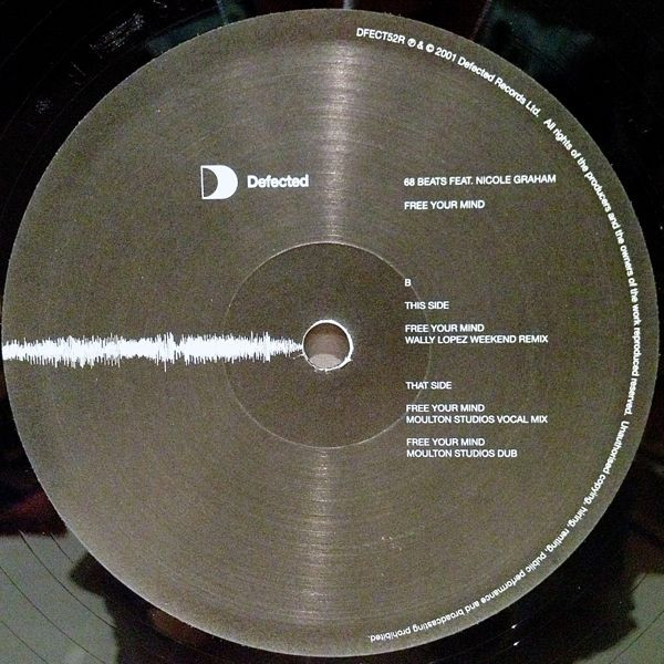 Cover zu 68 Beats Feat. Nicole Graham - Free Your Mind (Jay J Hernandez & Wally Lopez Mixes) | 2002 | Vinyl | Electronic | UK