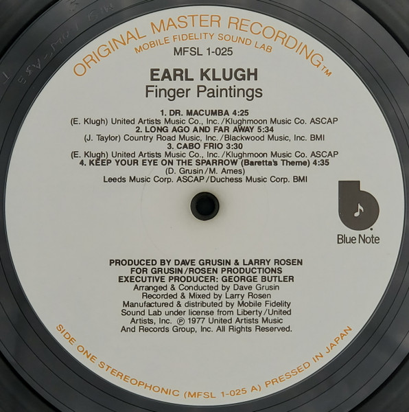 Cover zu Earl Klugh - Finger Paintings | 1980 | Vinyl | Jazz, Funk / Soul | US Schallplatten Ankauf