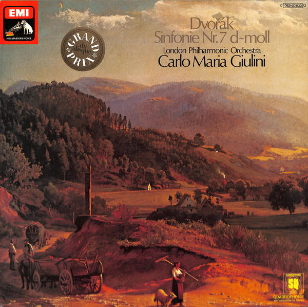 Cover zu Antonín Dvořák - Carlo Maria Giulini, London Philharmonic Orchestra - Symphony No. 7 In D Minor | LP, Quad Schallplatten Ankauf