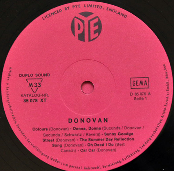Cover zu Donovan - Donovan | Vinyl | Pop, Folk, World, & Country | Germany